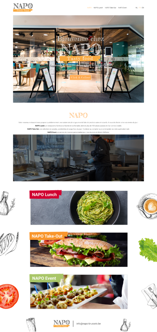 Projet Napo Brussels Restaurant